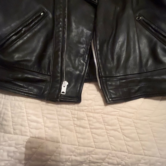 Vanson Leather black motorcycle jacket size 52 - Made IN MA USA - Picture 10 of 16